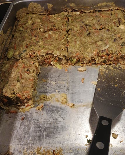 Okonomiyaki - gluten free, oven baked, high protein