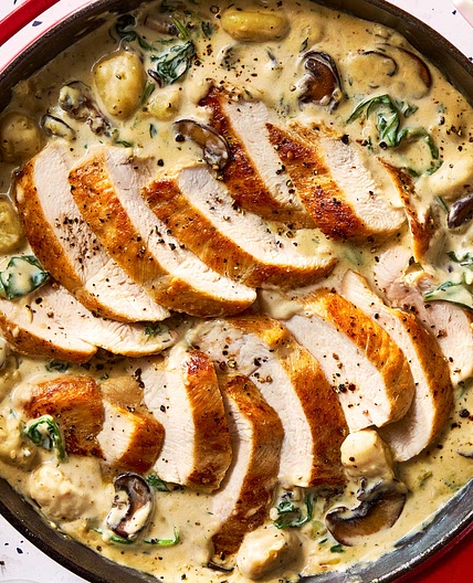 One-Pan Creamy Chicken & Gnocchi