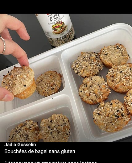 Bouchées de bagel sans gluten