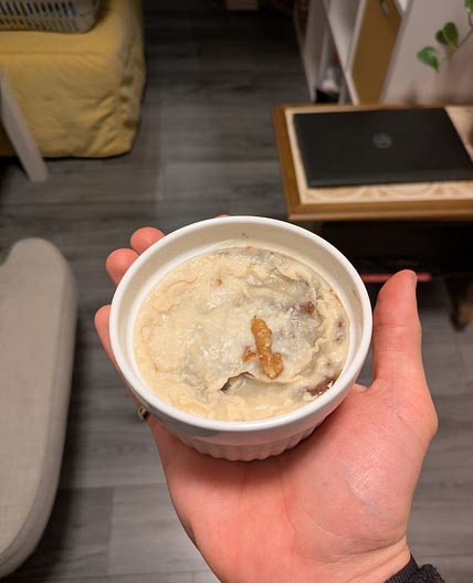 Schokoladiges Crème brûlée aus Datteln
