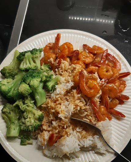 Shrimp broco rice