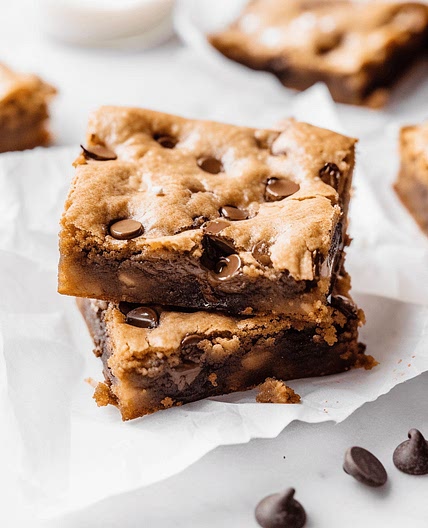 Brown Butter Banana Bread Blondies