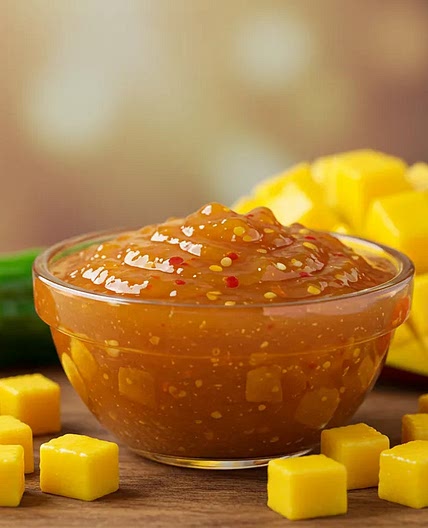 Homemade Mango Habanero Sauce