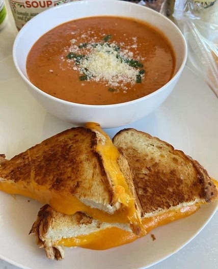 Grilled Cheese and Tomato Soup
