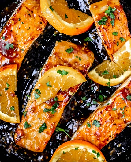 Orange Glazed Salmon
