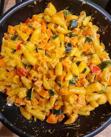 Schupfnudelpfanne mit Gemüse