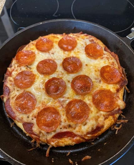 Sourdough discard pizza