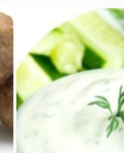 Boulettes végétales avec sauce tzatziki