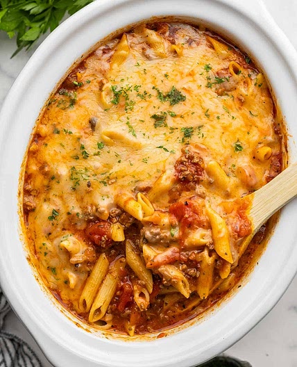 Slow Cooker Baked Ziti