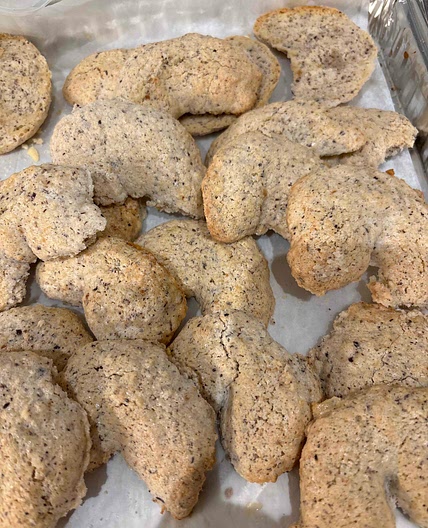 Hazelnut crescents Chani Leitner 