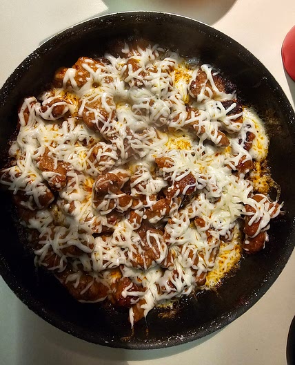 Cheesy Sliced Pork Chop