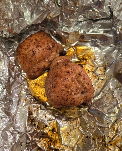 Smoke Chicken Thighs