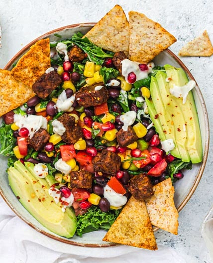 Tempeh Taco Salad