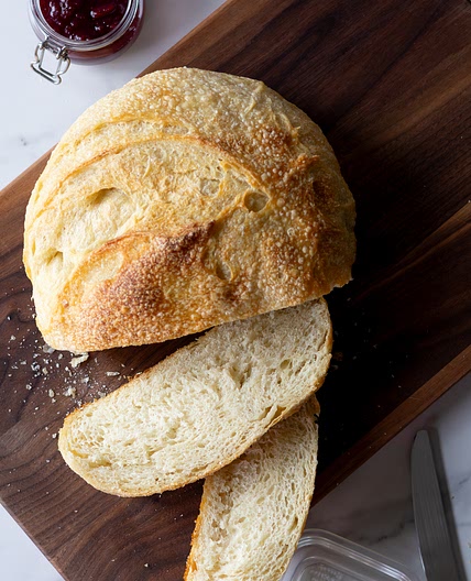 Foolproof Sourdough Bread with a perfectly Crispy Crust & Soft Center