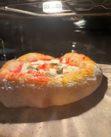 Pizza margherita (lievito madre)