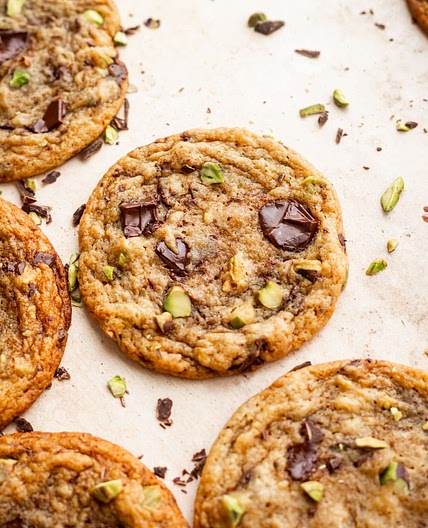 Banana Miso Pistachio Cookies