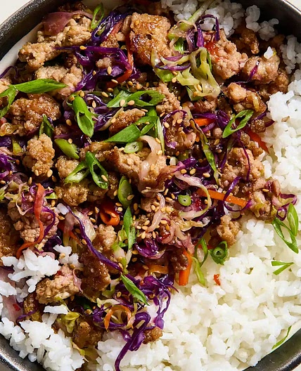 3-Ingredient Ground Pork Stir-Fry