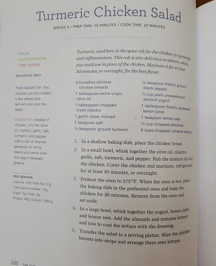 Turmeric chicken salad (160)