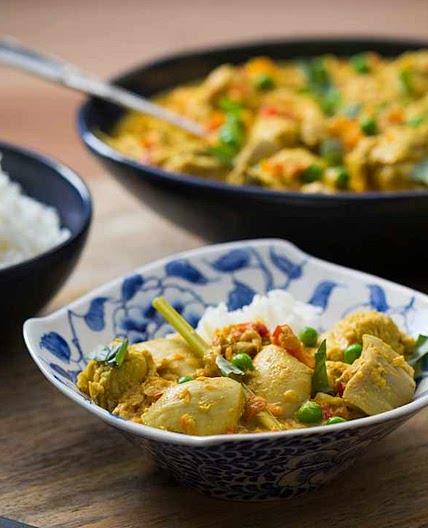 Quick chicken curry