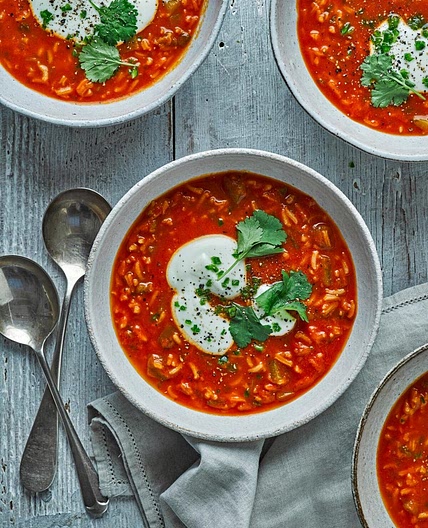 Spicy tomato soup