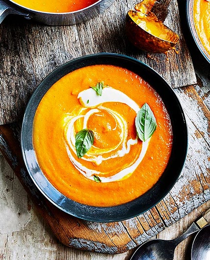Fresh tomato soup