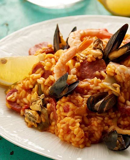 Seafood Risotto with Chorizo