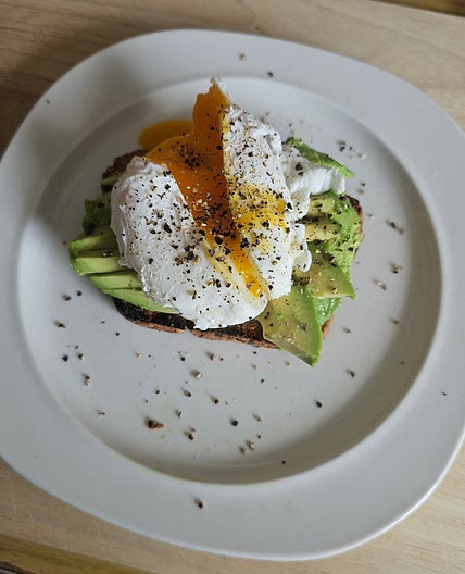 Poached eggs w/ Avo