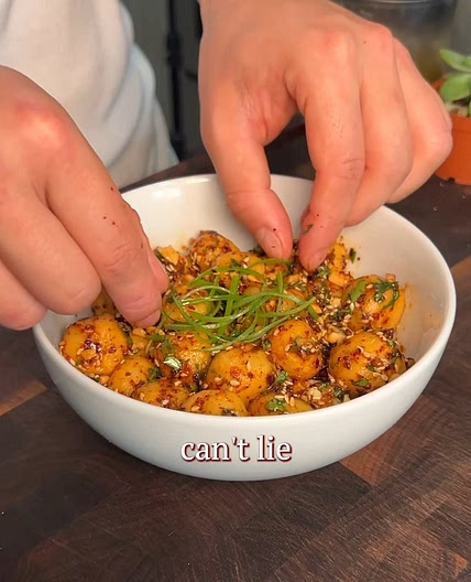 Chilli Oil Potato Balls
