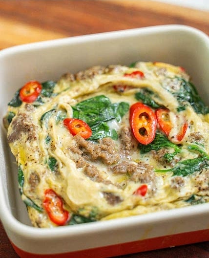High Protein Microwave Fritatta