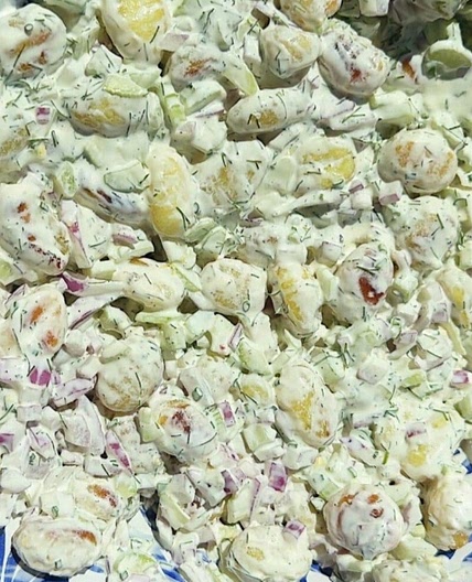 Crispy gnocchi salad by Carolina Gelen