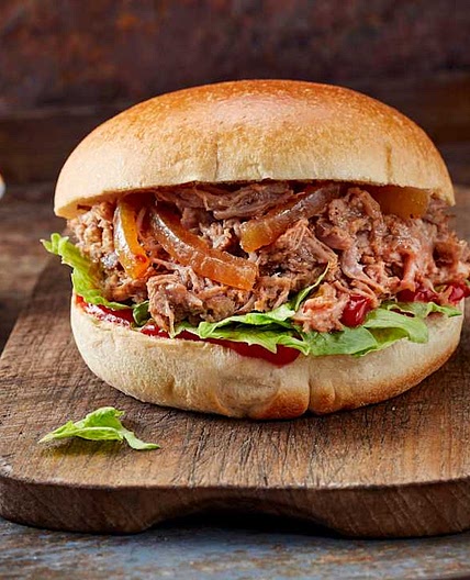 Pulled pork burger