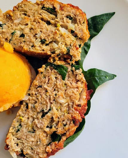 Cheesy Chicken Meatloaf