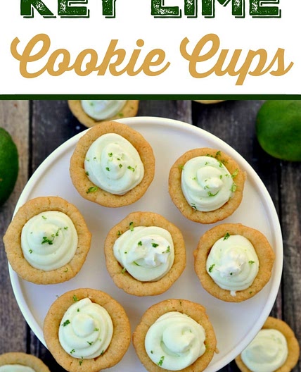 Key Lime Cookie Cups