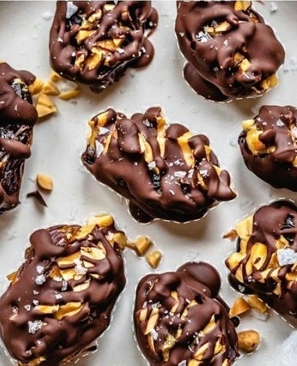 Snickers Stuffed Dates