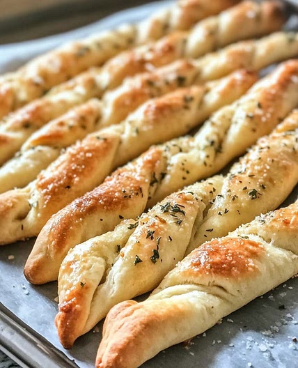 Sourdough bread sticks 