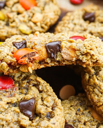 Pumpkin Monster Cookies
