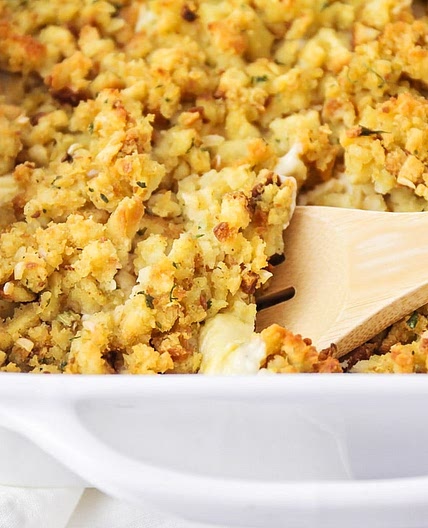 Chicken and Stuffing Casserole