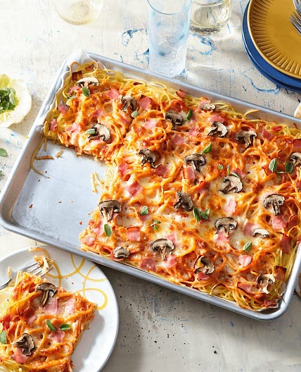 Spaghetti-Pizza