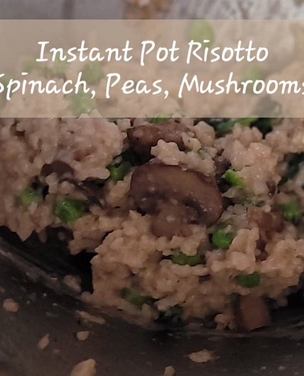 Instant Pot Mushroom Risotto
