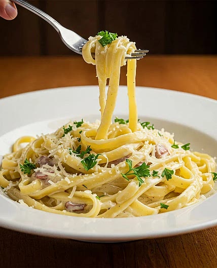 Creamy Tagliatelle Alfredo Recipe | Italian Pasta Dish | Sharp Blades