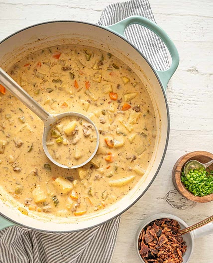 Cheeseburger Soup
