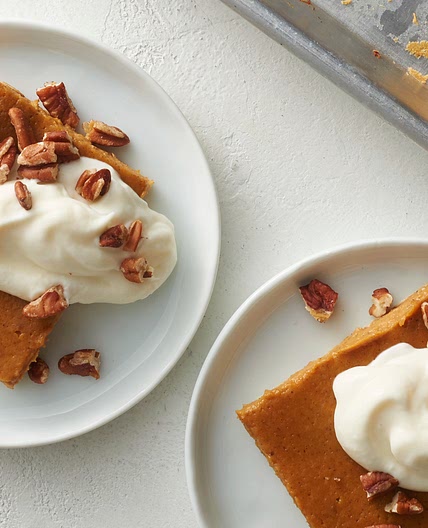 Maple-Pumpkin Cinnamon Roll Slab Pie
