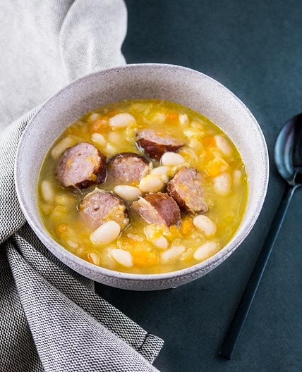 Soupe campagnarde au diots de Savoie