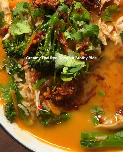 Thai Red Coconut Brothy Rice