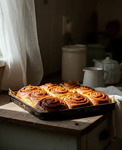 Homemade Orange Sweet Rolls Recipe