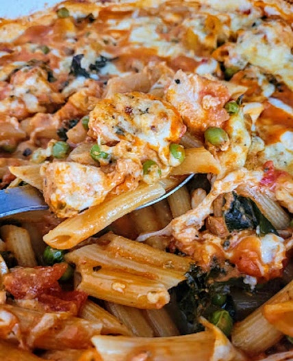 Chicken Dump and Bake Casserole