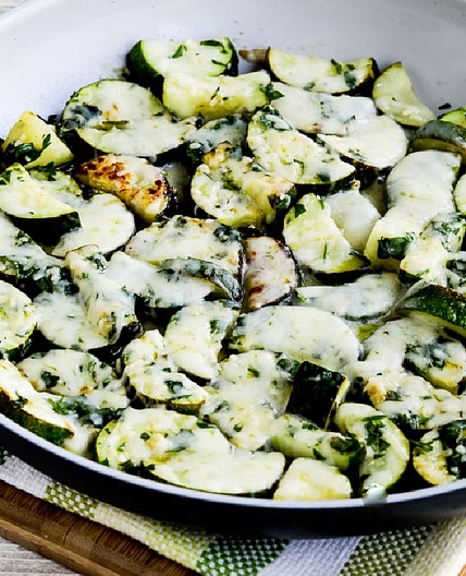 Cheesy Zucchini with Garlic and Parsley