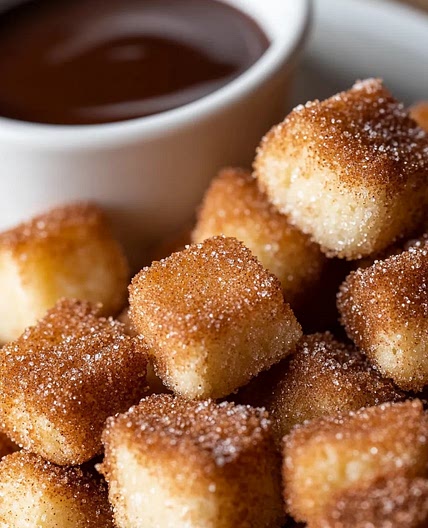 Delicious Angel Cake Churro Bites Recipe