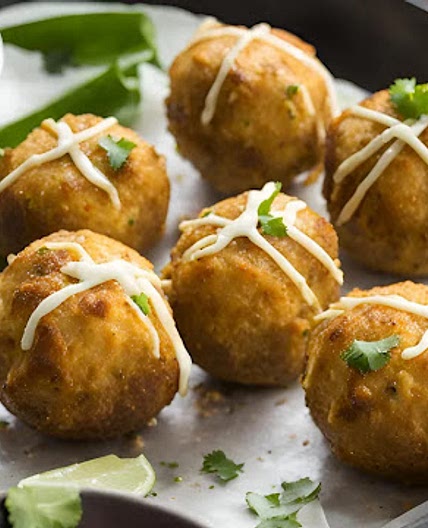 Crispy Paneer Bombs - Indian Cheese-Stuffed Party Appetizer