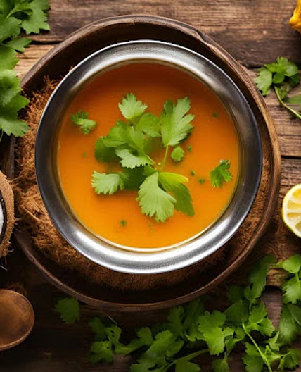 Coconut Lemon Rasam - South Indian Soul Food